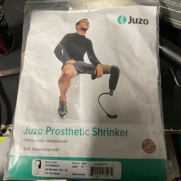 Juzo Prosthetic Shrinker Size II  - 10in. / 25cm Hip Attach 30-40mmHg Beige NWT‎ - Picture 1 of 6